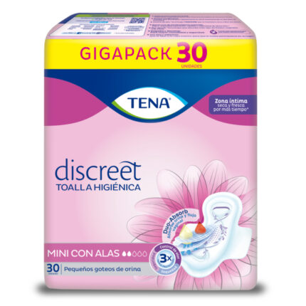 TENA MUJER MINI ALAS 30 UND