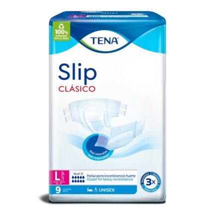 TENA SLIP COMFORT GDE 9 UNID
