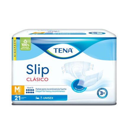 TENA SLIP COMFORT MED 21 UNID