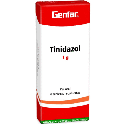 TINIDAZOL 1 GR 4 TABLETAS GF