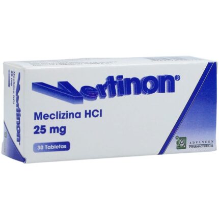 VERTINON MECLIZINA 25 MG X 30 TBL