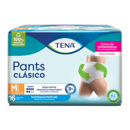 TENA PANTS COMFORT MEDIUM  16 UND