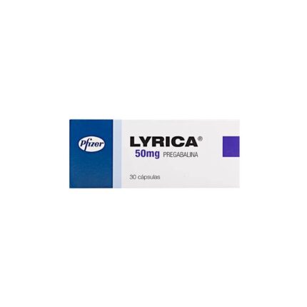 LYRICA 50 MG 30 CAPSULAS
