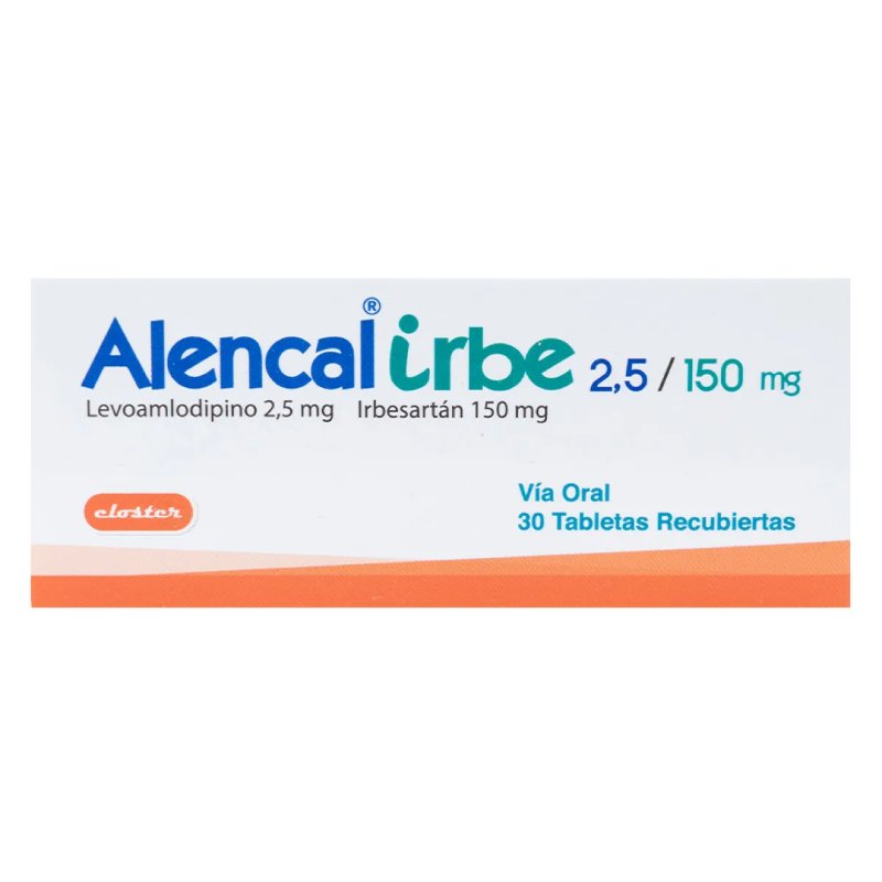 100023276.jpg ALENCAL IRBE 2.5 MG/150 MG 30 TABLETAS - Image 1