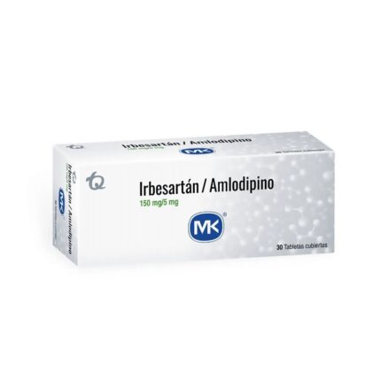 IRBESARTAN 150MG+AMLODIPINO 5MG 30TBS MK
