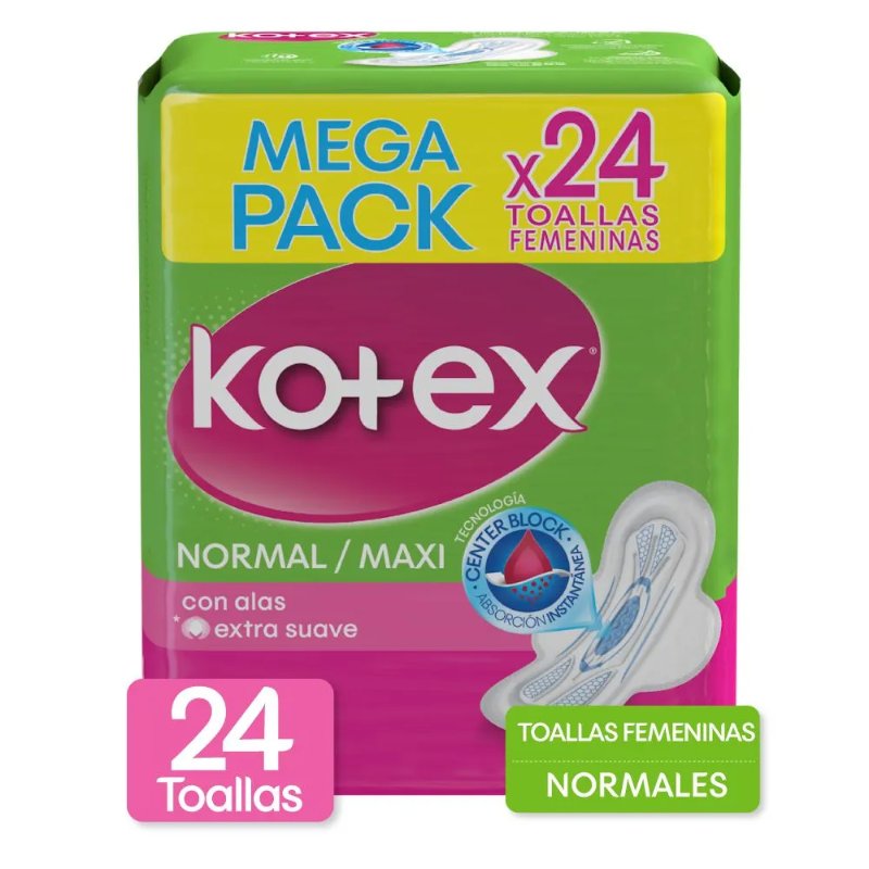 200044494.jpg TOALLAS KOTEX NORMAL 24 UNIDADES - Image 1