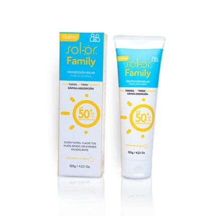 BLOQ SOL-OR FAMILY SPF 50 TUBO 120 GRS