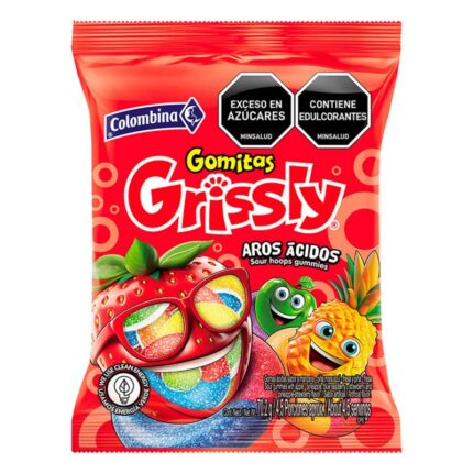 GOMAS GRISSLY AROS ACIDOS 70.2 GR