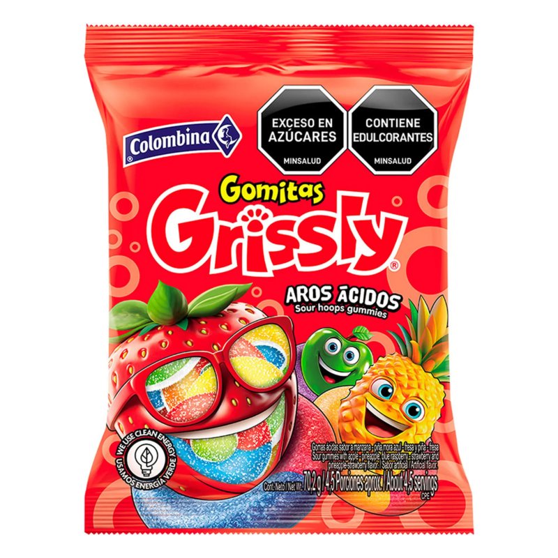200046531.jpg GOMAS GRISSLY AROS ACIDOS 70.2 GR - Image 1