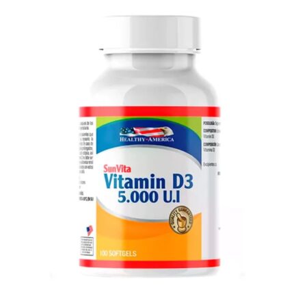 VITAMINA D3 5000 UI X 100 SOFT HEALTHY