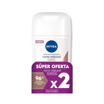 2 DTE NIVEA TONO NATURAL CLINICAL BARRA