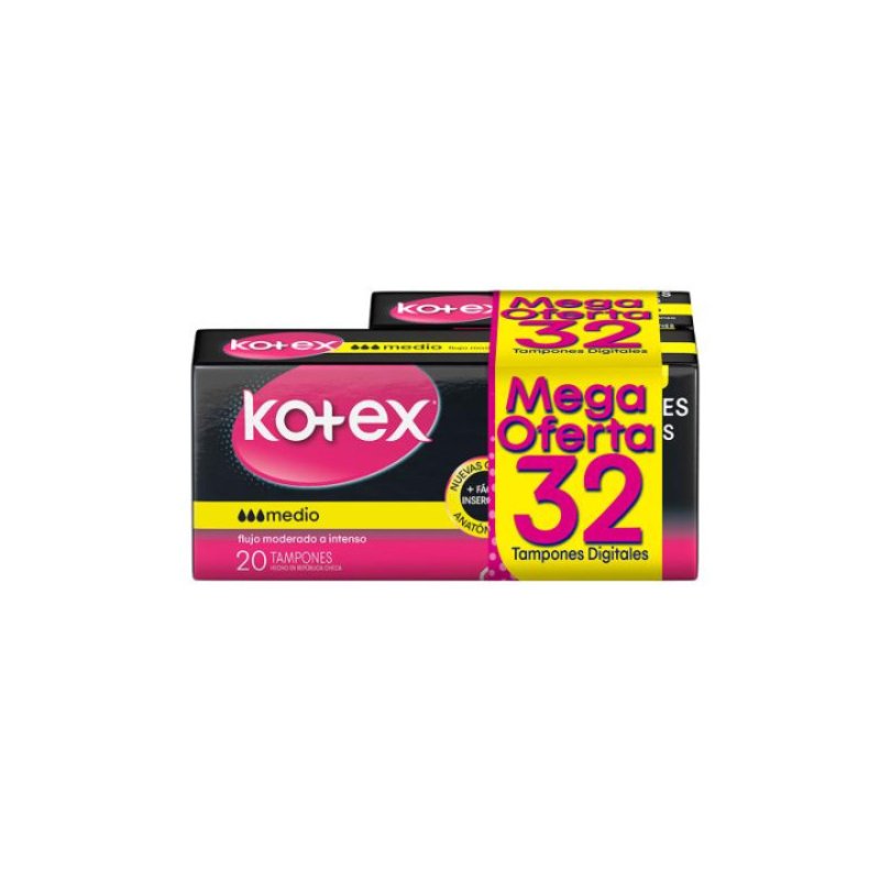 501087.jpg TAM.KOTEX EV.DIGITAL MEDIO 20 UND+12 - Image 1