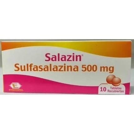 SULFASALAZINA SALAZIN 500 MG X 10 TAB REC BIOQ