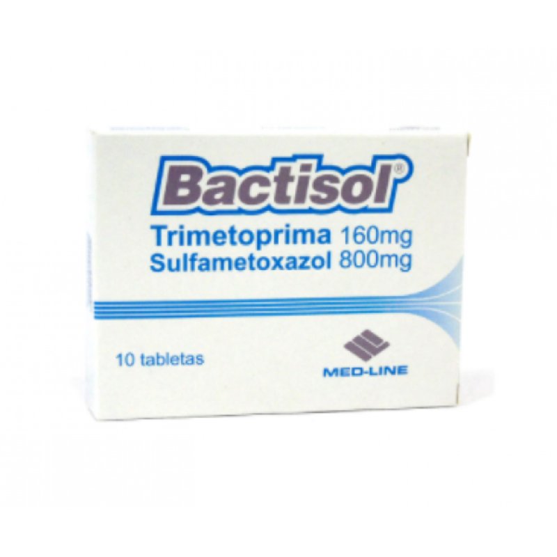 600195.jpg TRIMETOPRIM BACTISOL 160/800MG X10TB MEDLINEPCV - Image 1