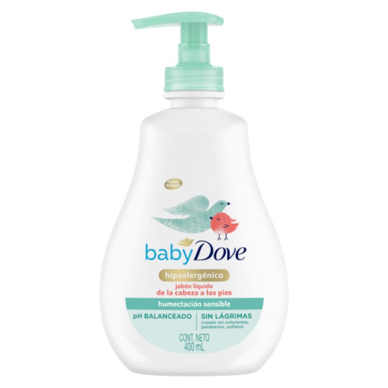 600220.jpg JABON DOVE BABY LIQUI.HUM.SENSIBLE 400ML - Image 1